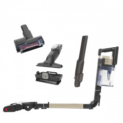 Aspirator vertical Shark Stratos True Pet Flexology IZ400EUT, 309W, 0.7L, 60 min autonomie, Clean Sense IQ, Pet Pro, LED, Powerfins, Gri inchis/Crem