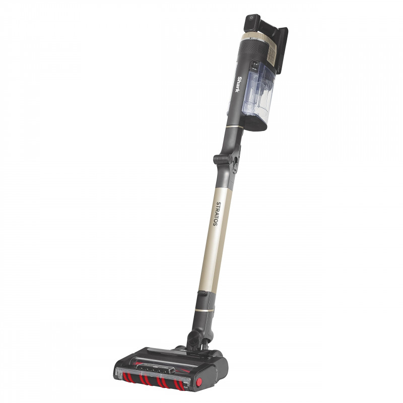 Σκούπα όρθια Shark Stratos True Pet Flexology IZ400EUT, 309W, 0.7L, 60 λεπτά αυτονομία, Clean Sense IQ, Pet Pro, LED, Powerfins, Dark Grey/Champagne