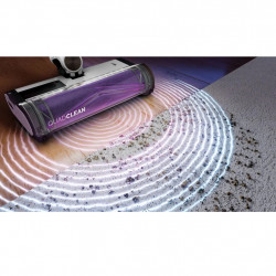 Aspirator vertical Shark IW3612EUT, 240W, 0.42 l, 3 moduri, 3 trepte, 3 atasamente, Afisaj LED, Senzori pentru detectarea murdăriei invizibile, Autonomie pana la 60 min, Alb/Galben