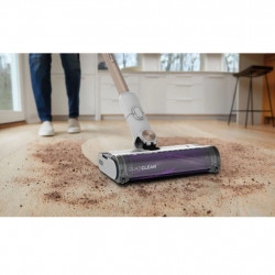 Вертикална прахосмукачка Shark IW3612EUT, 240W, 0.42 л, 3 режима, 3 настройки, 3 приставки, Сензори за откриване на невидими замърсявания, LED, До 60 мин автономия, Бял/златист