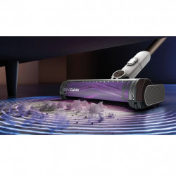 Όρθια ηλεκτρική σκούπα Shark IW3612EUT, 240W, 0,42 l, 3 λειτουργίες, 3 ρυθμίσεις, 3 εξαρτήματα, οθόνη LED, αισθητήρες για αόρατη ανίχνευση ρύπων, έως 60 λεπτά αυτονομία, Λευκό/χρυσό