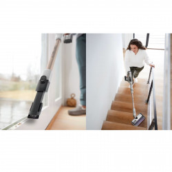 Aspirator vertical Shark IW3612EUT, 240W, 0.42 l, 3 moduri, 3 trepte, 3 atasamente, Afisaj LED, Senzori pentru detectarea murdăriei invizibile, Autonomie pana la 60 min, Alb/Galben