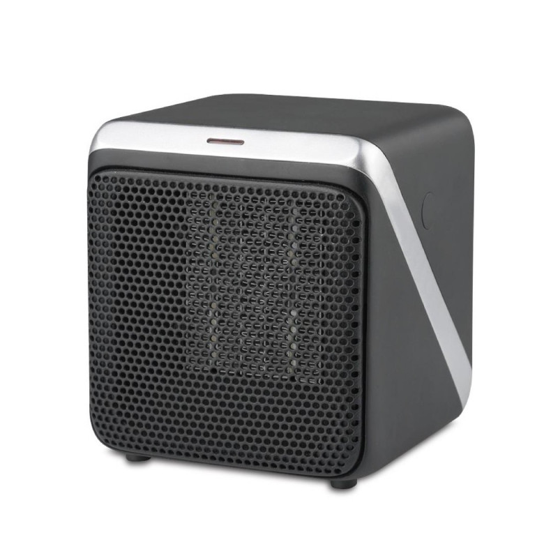 Керамична вентилаторна печка R51970K, 500W, PTC, LED дисплей, Защита при преобръщане, Черен