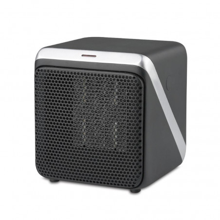 Керамична вентилаторна печка R51970K, 500W, PTC, LED дисплей, Защита при преобръщане, Черен