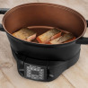 Мултикукър Russell Hobbs Good-to-Go 28270-56, 750W, 6.5 л, 8 програми, Таймер, Размразяване, Лесно почистване, Черен