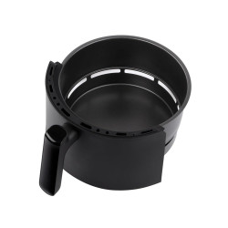 Фритюрник с горещ въздух Russell Hobbs SatisFry Panoramic 27420-56, 1650W, 5.5 л, 10 програми, Дигитален LED дисплей, Термостат, Таймер, Черен