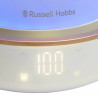 Βραστήρας Russell Hobbs Calm 27450-70, 2400W, 1,7 l, 40-100°C, Αθόρυβο βράσιμο, Κουμπιά αφής, Ηχητικές ειδοποιήσεις, 6 εναλλασσόμενα χρώματα, Προστασία, χωρίς BPA και PFAS, Λευκό/χρυσό