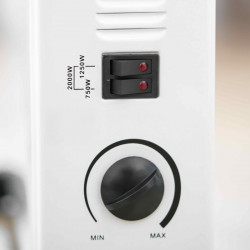 Rosberg R51974A Convection Heater, 2000W, 3 Settings, Thermostat, White