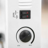 Rosberg R51974A Convection Heater, 2000W, 3 Settings, Thermostat, White
