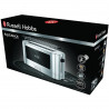 Russell Hobbs Elegance 23380-56 Toaster, 1420W, 2-slice, 6 settings, LED display, Lift & Look, Stainless Steel/Black