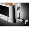 Τοστιέρα Elegance της Russell Hobbs 23380-56, 1420W, 2 φιλέτα, 6 μοίρες, Lift & Look, Inox/μαύρο