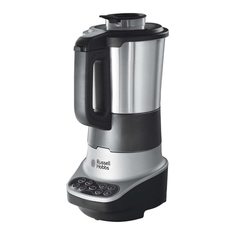 Russell Hobbs Soup & Blend 21480-56, 1200W, 1.75L, θέρμανση, 8 προγράμματα, ηχητικός συναγερμός, σύστημα ασφαλείας, διατήρηση θερμότητας, μαύρο/Inox