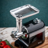 Oliver Voltz OV51991F Meat Grinder with Tomato Attachment, 600/1800W, Sausage Making Accessory, Black