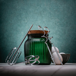 Oliver Voltz OV51110J Hand Mixer, 500W, 5 speeds, Turbo, Accessories, Stainless Steel