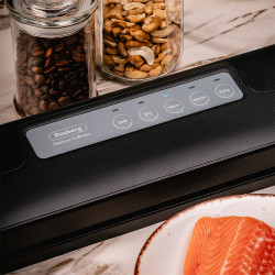 Rosberg Premium RP51987D Vacuum Sealer, 110 W, 65 kPa, Box Vacuum, Width 30 cm, Black