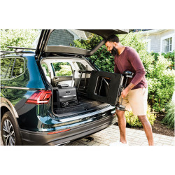 Gratar electric Ninja OG701EU, 2400W, Pana la 260C, Acoperire interna amina ceramica, Woodfire, Gri