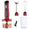 Blender 3 în 1 Russel Hobbs Desire 27140-56, 500W, 600+500 ml, 2 viteze + puls, Otel inoxidabil, Fara BPA, Rosu