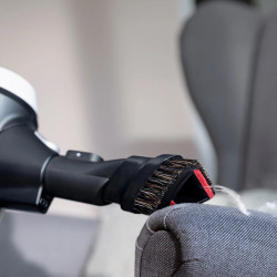 Felálló porszívó Bosch Unlimited 7 BBS711W, 300 ml, TurboSpin motor, LED világítás, 40 perc üzemidő, Fehér/Fekete