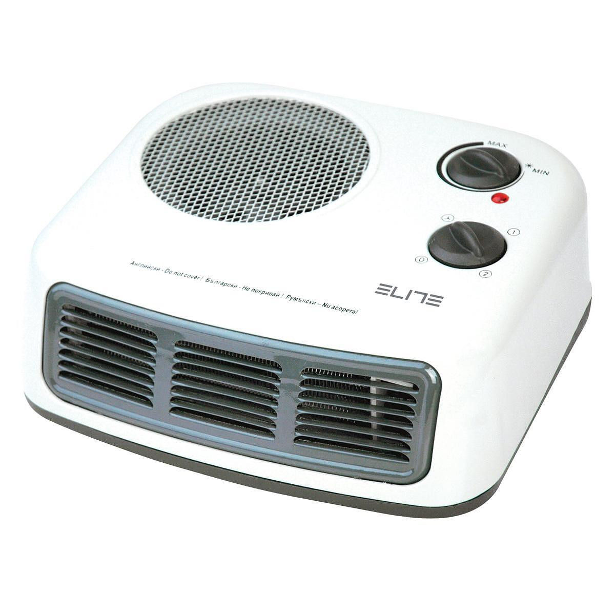 Вентилаторна печка ELITE AH-1650, 2000W, 20 м2, 3 настройки, Метален корпус, Бял
