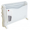 Convector electric pentru podea/perete ELITE CH-0406, 2000W, 22 m², 3 trepte, Termostat reglabil, Ventilator, Alb