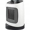 ELITE ECH-1374 Ceramic Heater, 2000W, Up to 20 m², 2 Settings, Oscillation, Indicator Light, Tip-Over Protection, White/Black