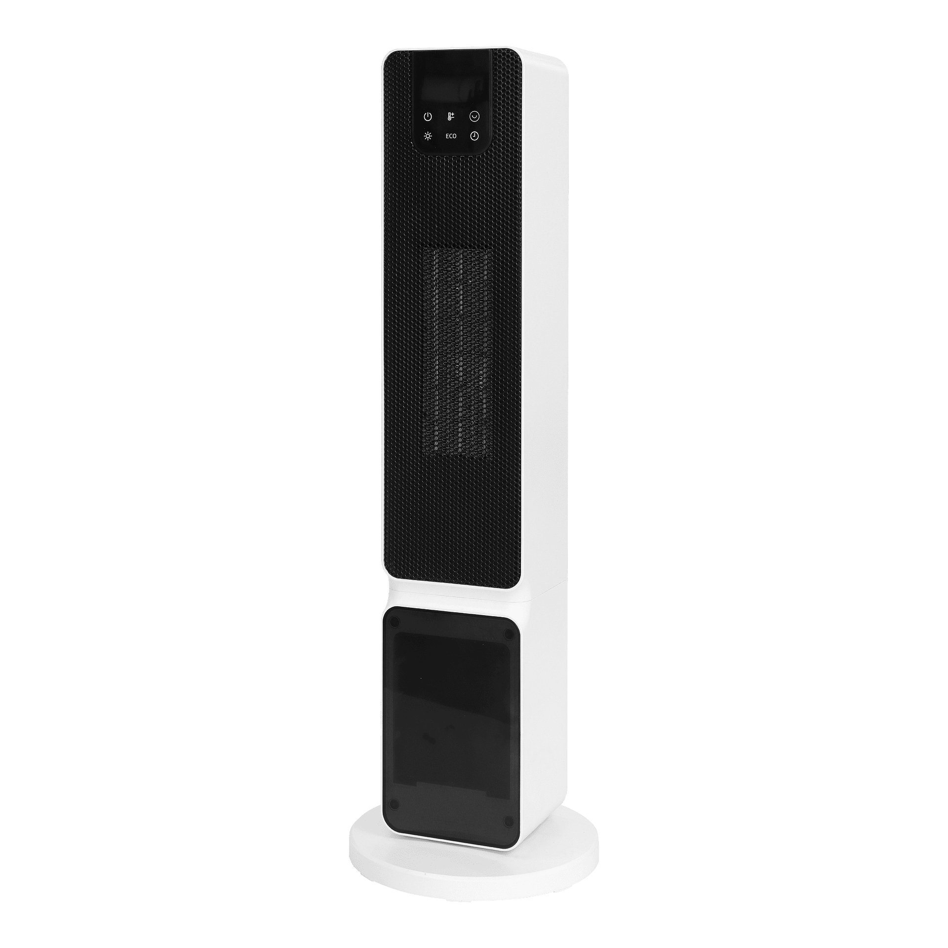 Керамична печка за отопление тип колона ELITE ECHTD-1377, 2000W, До 20 м2, Автоматична осцилация, Дистанционно, Бял/черен