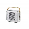 ELITE EFHR-1383 Retro Fan Heater, 1500W, Up to 15 m², PTC Heater, 3 Settings, Tip-Over Protection, White/Mustard