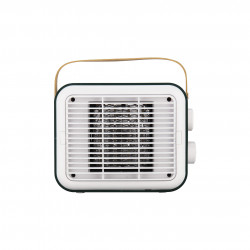 Aeroterma ELITE EFHR-1383 Retro, 1500W, 15 m², Incalzitor PTC, 3 trepte, Siguranta la rasturnare, Alb/Mustar