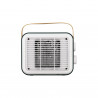 Aeroterma ELITE EFHR-1383 Retro, 1500W, 15 m², Incalzitor PTC, 3 trepte, Siguranta la rasturnare, Alb/Mustar