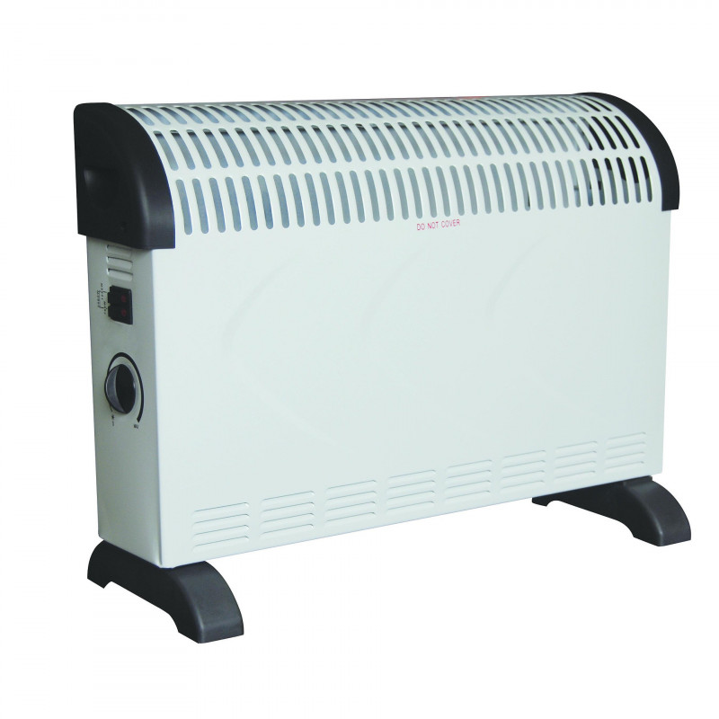 ELITE CH-1390 Underfloor Convector Heater, 2000W, 22 m², 3 settings, Adjustable Thermostat, White