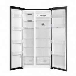 Muhler NF776SBSIE Refrigerator, 631 L, Energy Class E, No Frost, Built-in Water Dispenser, R600a, Gray