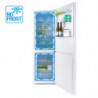 Muhler NFC185WE Refrigerator with Freezer, 323 L, Energy Class E, No Frost, Reversible Door, Display, R600a, White