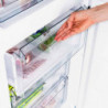 Muhler NFC185WE Refrigerator with Freezer, 323 L, Energy Class E, No Frost, Reversible Door, Display, R600a, White