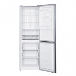 Muhler NFC185IE Refrigerator with Freezer, 323 L, Energy Class E, No Frost, Reversible Door, Display, R600a, Dark Gray