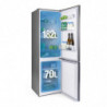 Muhler NFC180IE Refrigerator, 252 L, Energy Class E, No Frost, Reversible Door, R600a, Stainless Steel