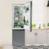 Muhler NFC180IE Refrigerator, 252 L, Energy Class E, No Frost, Reversible Door, R600a, Stainless Steel