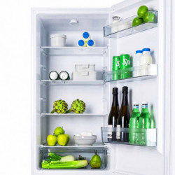 Хладилник с фризер Muhler SC180WE, 262 л, Клас Е, Реверсивна врата, R600a, Бял