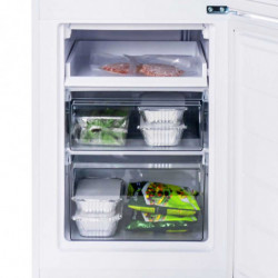 Хладилник с фризер Muhler SC180WE, 262 л, Клас Е, Реверсивна врата, R600a, Бял