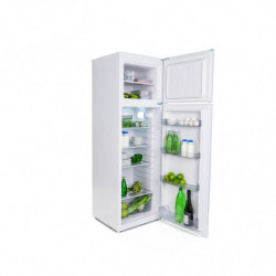 Muhler SUF166WE Refrigerator with Freezer, 248 L, Energy Class E, Reversible Doors, R600a, Stainless Steel