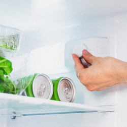 Muhler SUF166WE Refrigerator with Freezer, 248 L, Energy Class E, Reversible Doors, R600a, Stainless Steel