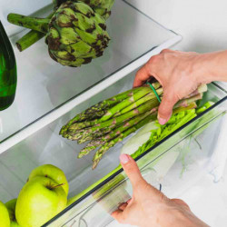 Muhler SUF166WE Refrigerator with Freezer, 248 L, Energy Class E, Reversible Doors, R600a, Stainless Steel