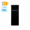Muhler SUF144BE Refrigerator with Freezer, 206 L, Energy Class E, Reversible Door, R600a, Black