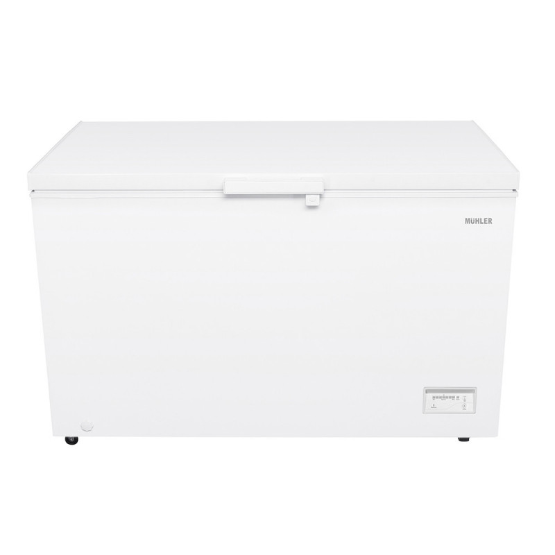 Muhler CF400WE Chest Freezer, 371 L, Energy Class E, 40 dB, R600a, White