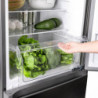 Muhler NFC1851NDIE Refrigerator with Freezer, 290 L, Energy Class E, No Frost, Reversible Door, Display, R600a, Dark Stainless Steel