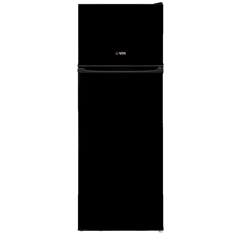 Хладилник VOX KG 2500 BE, 213 литра, Клас E, Реверсивни врати, R600a, Черен