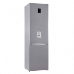 VOX NF 3835 IXE Refrigerator, Energy Class E, Reversible Doors, No Frost, Water Dispenser, Display, R600a, Stainless Steel
