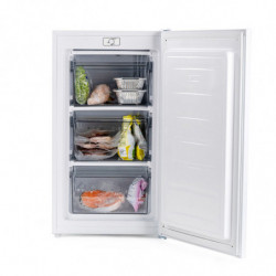 Muhler VFS8560WE Freezer, 60 L, Energy Class E, Reversible Door, R600a, White