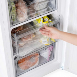 Muhler VFS8560WE Freezer, 60 L, Energy Class E, Reversible Door, R600a, White