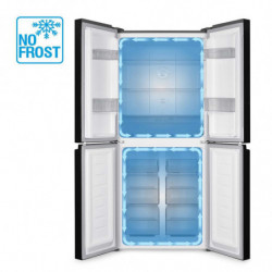 Diplomat NF370MDIE Refrigerator, 362 L, Energy Class E, Total No Frost, Dual Inverter, LED Display, Black