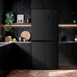 Diplomat NF370MDIE Refrigerator, 362 L, Energy Class E, Total No Frost, Dual Inverter, LED Display, Black
